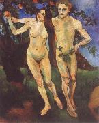 Suzanne Valadon Adam and Eve oil painting